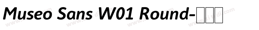 Museo Sans W01 Round字体转换